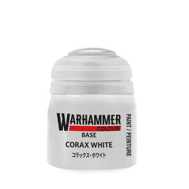 GAMES WORKSHOP WAR 2152 BASE CORAX WHITE