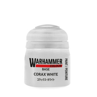GAMES WORKSHOP WAR 2152 BASE CORAX WHITE