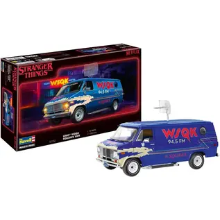 REVELL GERMANY REV 07732 STRANGER THINGS GMC WSQK SQUAWK VAN 1/25 PLASTIC MODEL