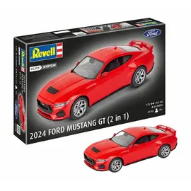 REVELL GERMANY REV 07743 2024 FORD MUSTANG GT (2 IN 1) CLICK SYSTEM 1/25 PLASTIC MODEL