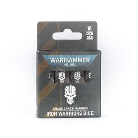 GAMES WORKSHOP WAR 99220102023 CHAOS SPACE MARINES IRON WARRIORS DICE