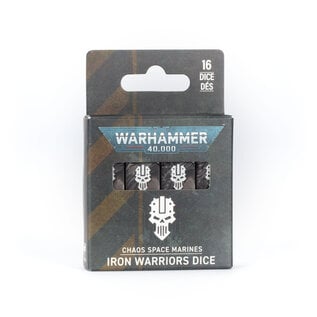 GAMES WORKSHOP WAR 99220102023 CHAOS SPACE MARINES IRON WARRIORS DICE
