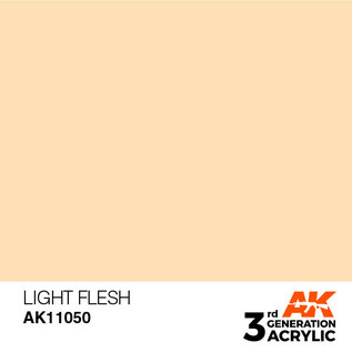 AK INTERACTIVE AK 11050 AK Interactive 3G Acrylic Light Flesh 17ml