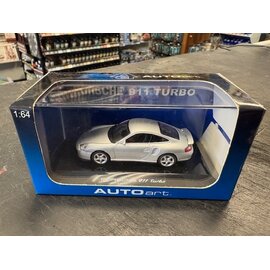 AA 20312 PORSCHE 911 TURBO (996) SILVER 1/64 DIE-CAST