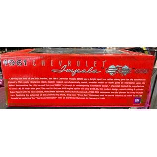 SS 2100 1961 CHEVROLET IMPALA SS 409 RED 1/18 DIE-CAST