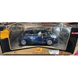 MAISTO MAI 36637 MORGAN AERO 8 METALLIC BLUE 1/18 DIE-CAST