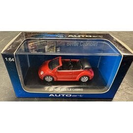 AA 20323 VW NEW BEETLE CABRIOLET 2002 SUNDOWN ORANGE 1/64 DIE-CAST