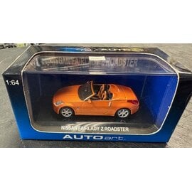 AA 20502 NISSAN FAIRLADY Z ROADSTER SUNSET ORANGE 1/64 DIE-CAST