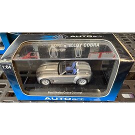 AA 20541 FORD SHELBY COBRA CONCEPT (TUNGSTEN SILVER WITH GREY STRIPE) 1/64 DIE-CAST