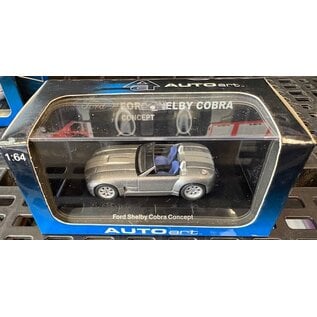 AA 20541 FORD SHELBY COBRA CONCEPT (TUNGSTEN SILVER WITH GREY STRIPE) 1/64 DIE-CAST