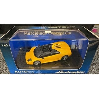 AA 54551 LAMBORGHINI MURCIELAGO CONCEPT CAR METALLIC YELLOW 1/43 DIE-CAST