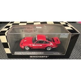 MINICHAMPS MIN 400-736305 PORSCHE 911 CARRERA RSR 2.8 IROC RIVERSIDE IROC 1 1973 D.PEARSON 1/43 DIE-CAST