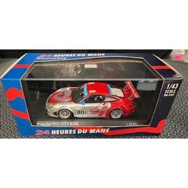 MINICHAMPS MIN 400-087880 PORSCHE 911 GT3 RSR VAN OVERBEEK/BERGMEISTER/NEIMAN 24h LE MANS 2008 1/43 DIE-CAST