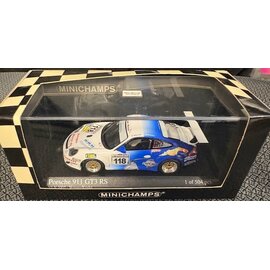 MINICHAMPS MIN 400-076418 PORSCHE 911 GT3 RS TEAM WERNER SPORT WERNER/KOSKE VLN 2007 1/43 DIE-CAST