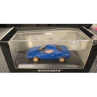 MINICHAMPS MIN 400-125026 LANCIA STRATOS 1974 BLUE 1/43 DIE-CAST