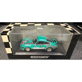 MINICHAMPS MIN 400-766406 PORSCHE 934 BOB WOLLEK WINNER NORISRING DRM 1976 1/43 DIE-CAST