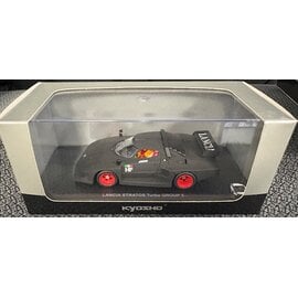 KYOSHO KYO 03143BK LANCIA STRATOS TURBO GROUP 5 MATT BLACK 1/43 DIE-CAST