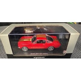 KYOSHO KYO 03122HR SHELBY GT350H 1966 RED/GOLD STRIPE 1/43 DIE-CAST
