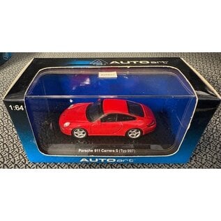 AA 20591 PORSCHE 911 (997) CARRERA S RED 1/64 DIE-CAST