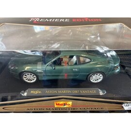 MAISTO MAI 36880 ASTON MARTIN DB7 VANTAGE GREEN 1/18 DIE-CAST