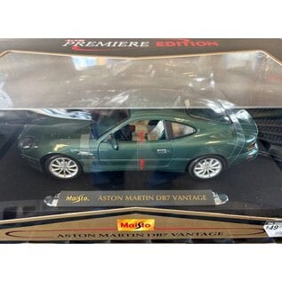 MAISTO MAI 36880 ASTON MARTIN DB7 VANTAGE GREEN 1/18 DIE-CAST