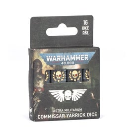 GAMES WORKSHOP WAR 99220105038 ASTRA MILITARUM: COMMISSAR YARRIC DICE