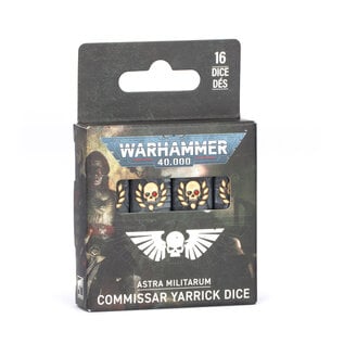 GAMES WORKSHOP WAR 99220105038 ASTRA MILITARUM: COMMISSAR YARRIC DICE