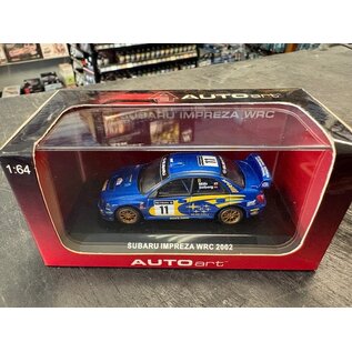 AA 28002 SUBARU IMPREZA WRC 2002 P.SOLBERG/P.MILLS #11 (WINNER OF RALLY GREAT BRITAIN) 1/64 DIE-CAST