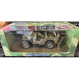 GATE GAT 01061 Willy's jeep 1/18 Army green