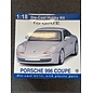 GATE GAT 06042 Porsche 996 Coupe 1/18  diecast  build kit (requires tools and glue) Silver body