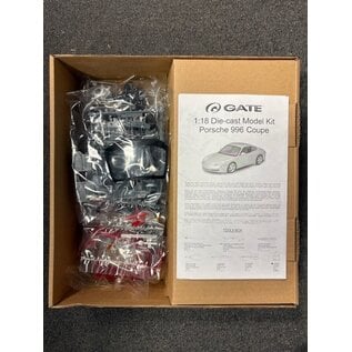 GATE GAT 06041 Porsche 996 Coupe die cast assembly kit 1/18 (requires tool and glue) Red version