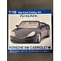 GATE GAT 06053 Porsche 996 Cabriolet 1/18 assembly kit (requires tools and glue) Black version