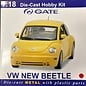 GATE GAT 06037 VW New Beetle 1/18 scale assembly kit (requires tools and glue) Red version
