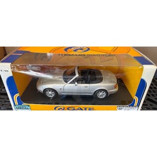 GATE GAT 01015 MAZDA MX-5 MIATA SILVER 1/18 DIE-CAST