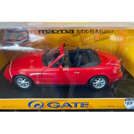 GATE GAT 01011 MAZDA MX-5 MIATA RED 1/18 DIE-CAST