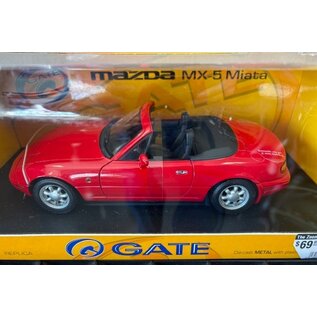 GATE GAT 01011 MAZDA MX-5 MIATA RED 1/18 DIE-CAST