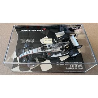 MINICHAMPS MIN 530054315 Mclaren Mercedes MP4-20 P.De La Rosa Bahrain GP 2005 1/43 diecast