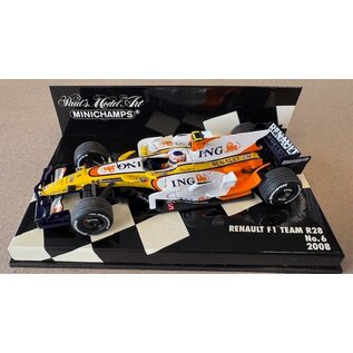 MINICHAMPS MIN 400080006 Renault F1 Team R28 NO.6 2008 diecast 1/43