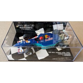 MINICHAMPS MIN 430960084 Red Bull Sauber Ford 1996 Launch version J. Herbert 1/43 diecast