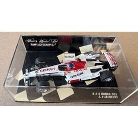 MINICHAMPS MIN 400030016 B-A-R Honda 005 J. Villeneuve 1/43 diecast