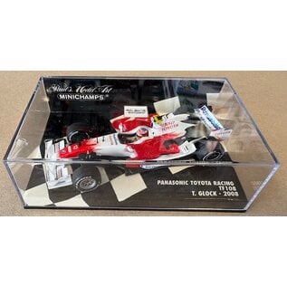 MINICHAMPS MIN 400080012 Panasonic Toyota Racing TF108 T. Glock 2008 diecast 1/43