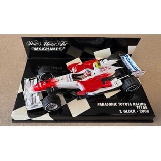 MINICHAMPS MIN 400080012 Panasonic Toyota Racing TF108 T. Glock 2008 diecast 1/43