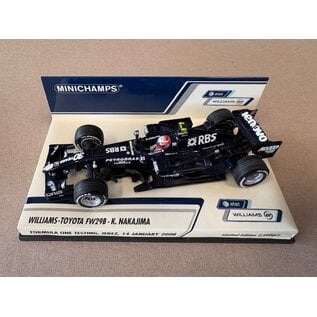 MINICHAMPS MIN 400080108 Williams-Toyota FW29b-K.Nakajima 1/43 diecast