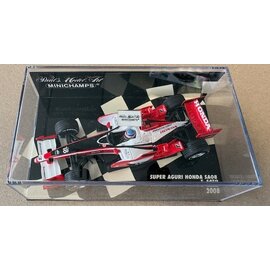 MINICHAMPS MIN 400080018 Super Aguri Honda SZ08 T.Sato 2008 diecast 1/43