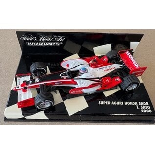 MINICHAMPS MIN 400080018 Super Aguri Honda SZ08 T.Sato 2008 diecast 1/43