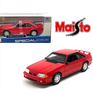 MAISTO MAI 32906  Maisto 1/24 SE 1993 Ford Mustang SVT Cobra (Red)