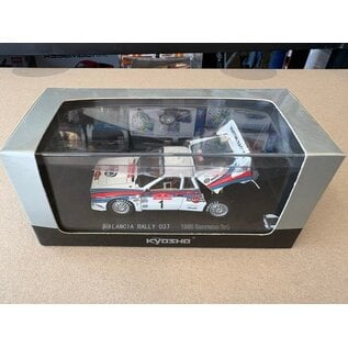 KYOSHO KYO 03181C Lancia Rally 037 Sanremo 3rd 1985 H. Toivonen 1/43 diecast