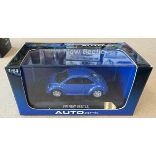 AA 20172 VOLKSWAGEN NEW BEETLE BRIGHT BLUE 1/64 DIE-CAST