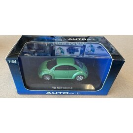 AA 20171 VOLKSWAGEN NEW BEETLE GREEN 1/64 DIE-CAST