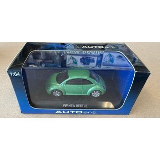 AA 20171 VOLKSWAGEN NEW BEETLE GREEN 1/64 DIE-CAST